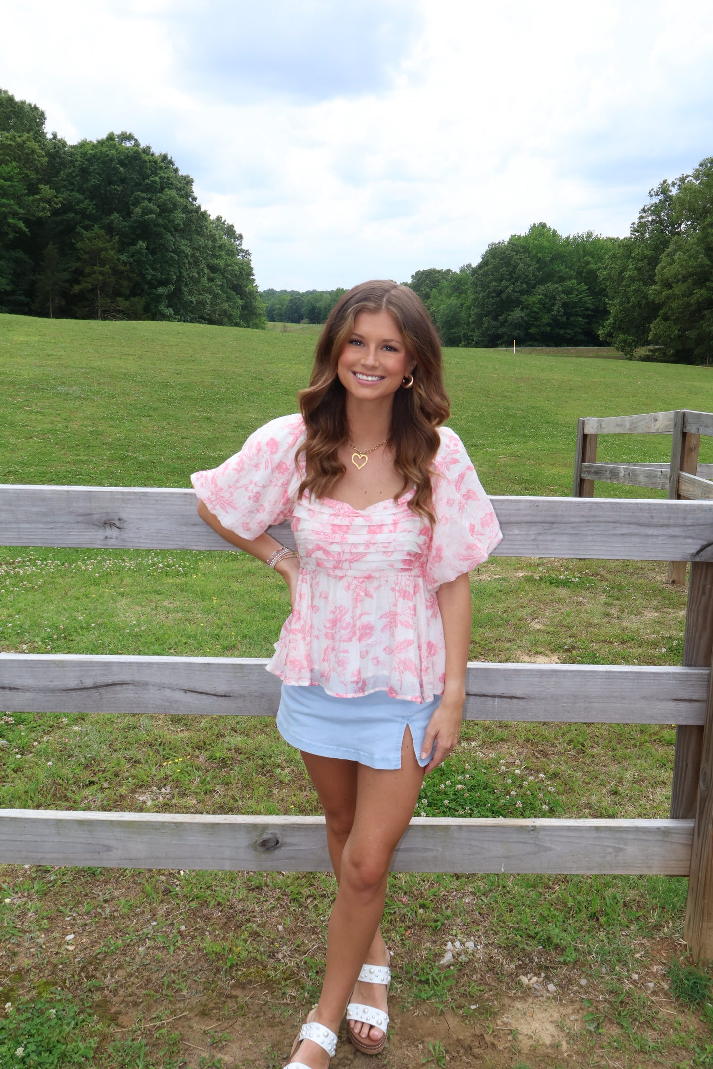 Floral Babydoll Top